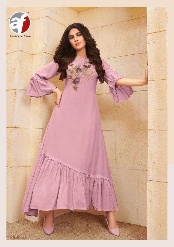 Anju Fab Presnets Fashion Fever  Designer Handwork Party Wear Long Gown Wholesale Rate In Surat