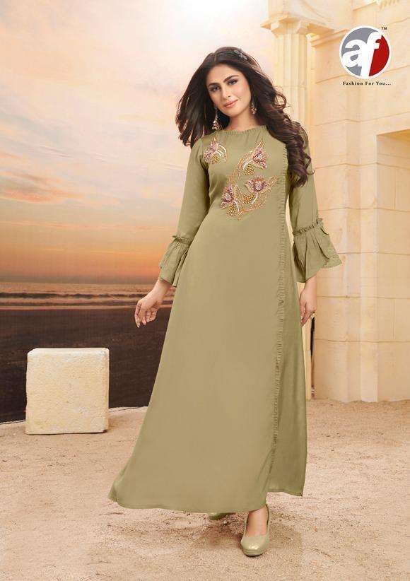 Anju Fab Presnets Fashion Fever  Designer Handwork Party Wear Long Gown Wholesale Rate In Surat