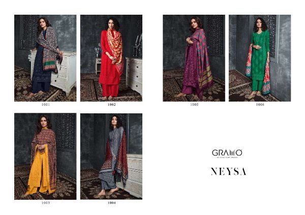Gramo Presents  Launch Neysa Vol 1 Party Wear Kurti With Bottom & Dupatta Wholesale Rate In Surat