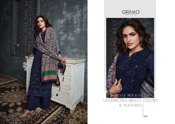 Gramo Presents  Launch Neysa Vol 1 Party Wear Kurti With Bottom & Dupatta Wholesale Rate In Surat