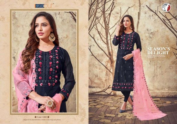 Anju Fab Presnets  Rangeen Vol 6  Exclusive Fancy Kurti With Dupatta Wholesale Rate In Surat