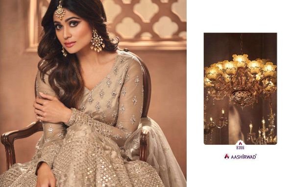 Aashirwad Presnets Sanjana Wedding Long Indian Suits Wholesale Rate In Surat