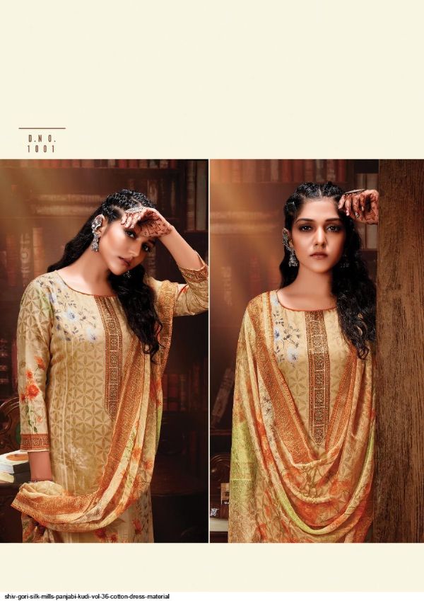 Shiv Gori Silk Mills Presents  Panjabi Kudi Vol 36 Cotton Dress Material Wholesale Rate In Surat