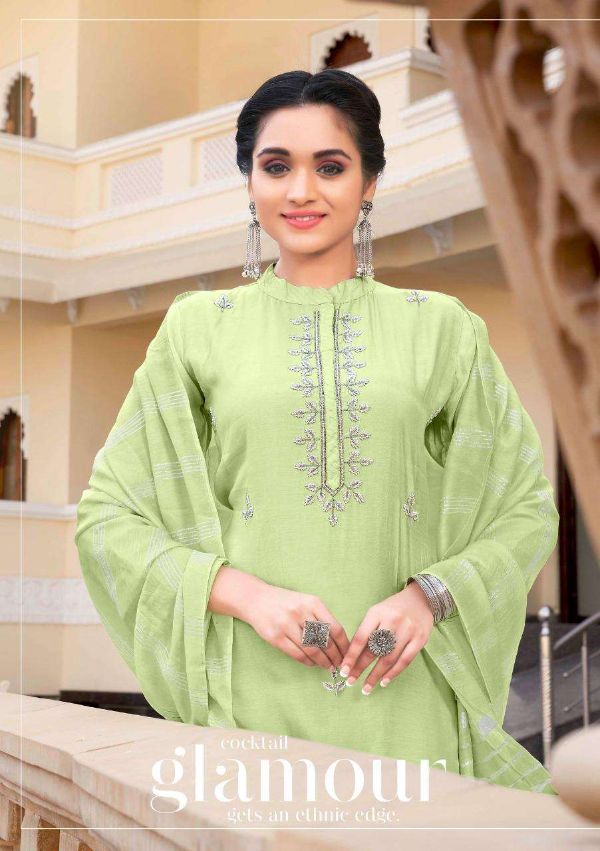 Anju Fab Presents  Sundari Pure Maslin Designer Kurti With Dupatta Collection Wholesale Rate In Surat