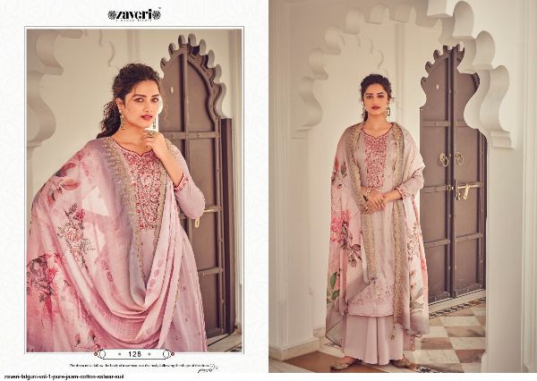 Zaveri Presnets Falguni Vol 1 Pure Jaam Cotton Salwar Suit Wholesale Rate In Surat