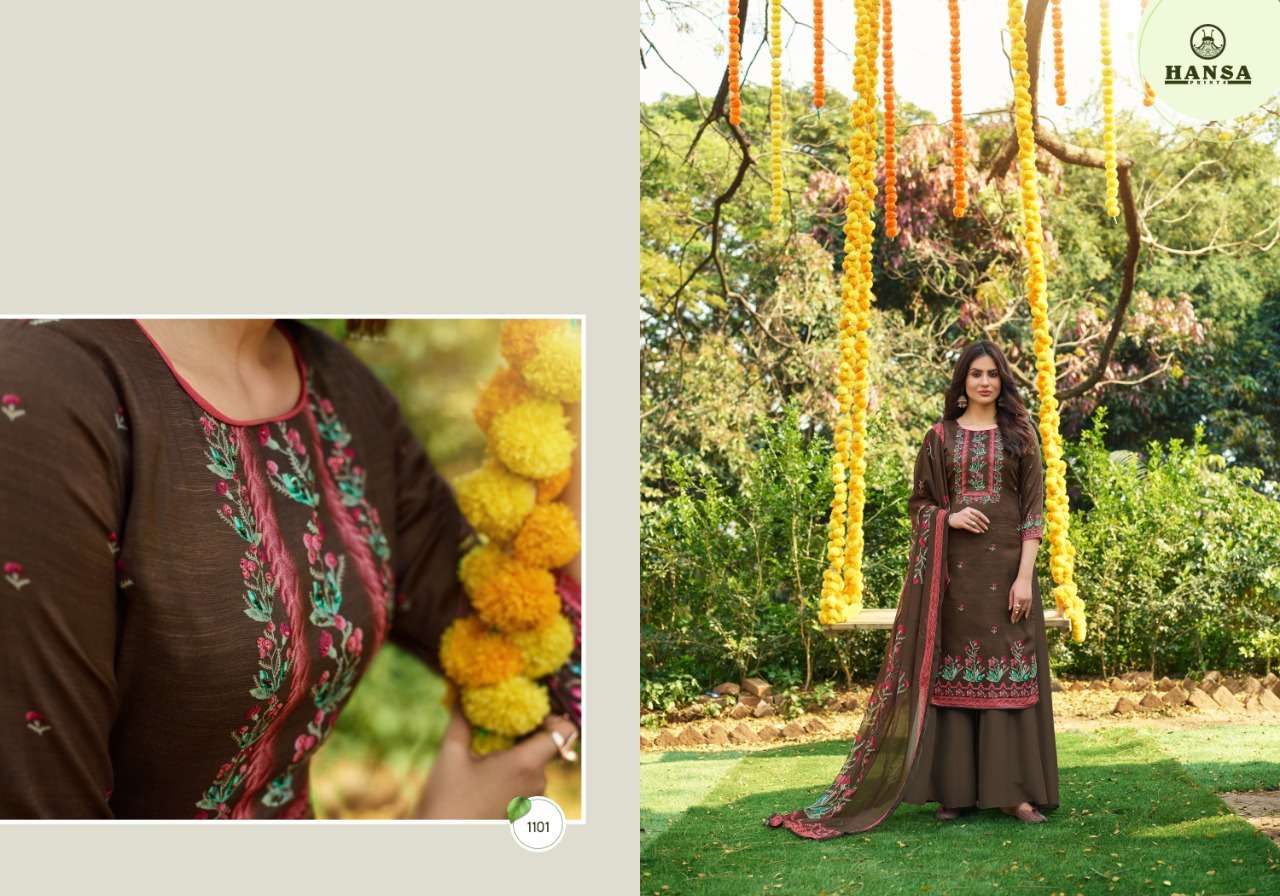 Hansa Print Presents  Hidaya Anushka 1101 To 1108 Series Salwar Suits Wholesale  Rate In Surat