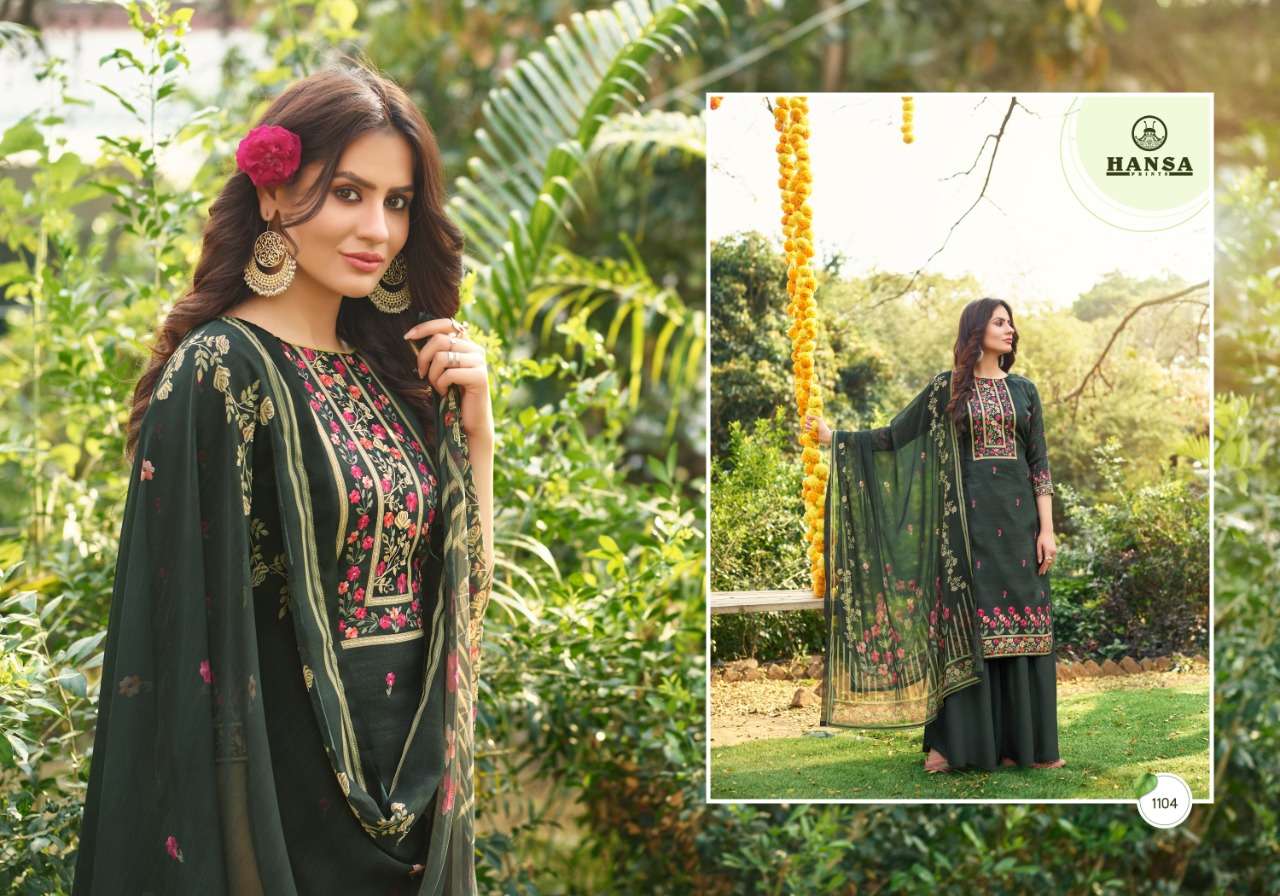 Hansa Print Presents  Hidaya Anushka 1101 To 1108 Series Salwar Suits Wholesale  Rate In Surat