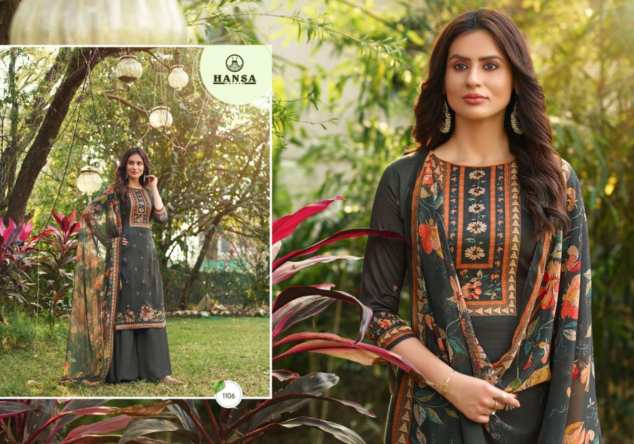 Hansa Print Presents  Hidaya Anushka 1101 To 1108 Series Salwar Suits Wholesale  Rate In Surat