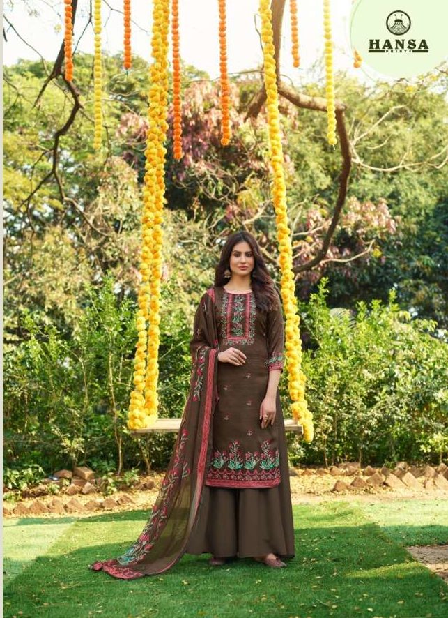 Hansa Print Presents  Hidaya Anushka 1101 To 1108 Series Salwar Suits Wholesale  Rate In Surat