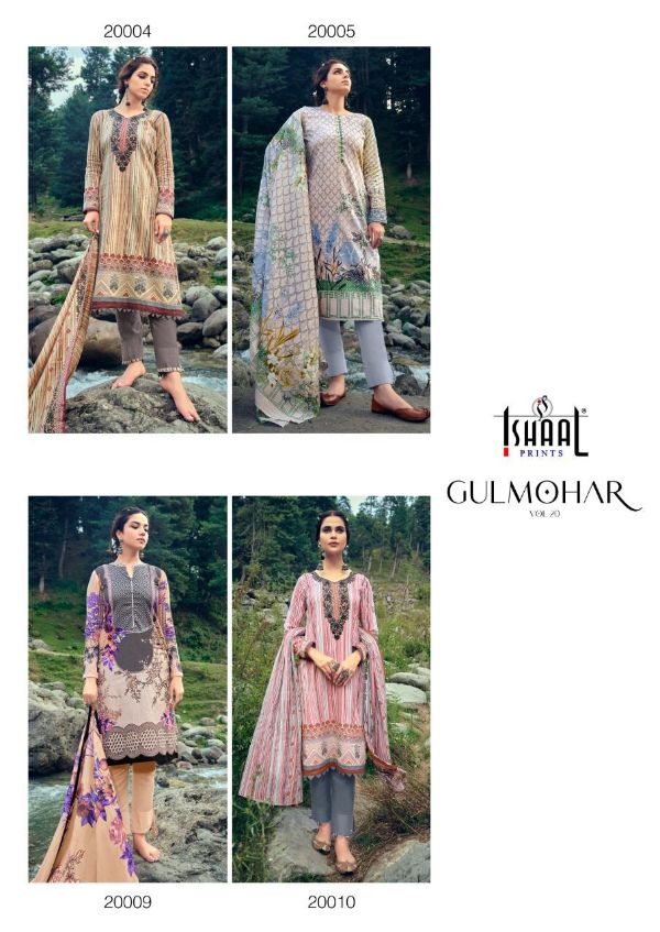 Ishaal Presents   Gulmohar Vol-20 Karachi Suits Wholesale Rate In Surat - Sai Dresses