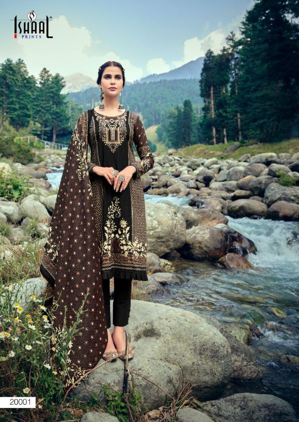 Ishaal Presents   Gulmohar Vol-20 Karachi Suits Wholesale Rate In Surat - Sai Dresses