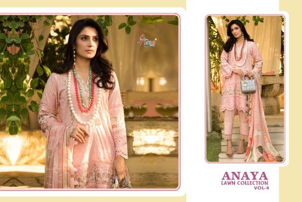 Shree Fabs Presents Anaya Lawn Collection Vol- 4 Wholesale Rate In Surat
