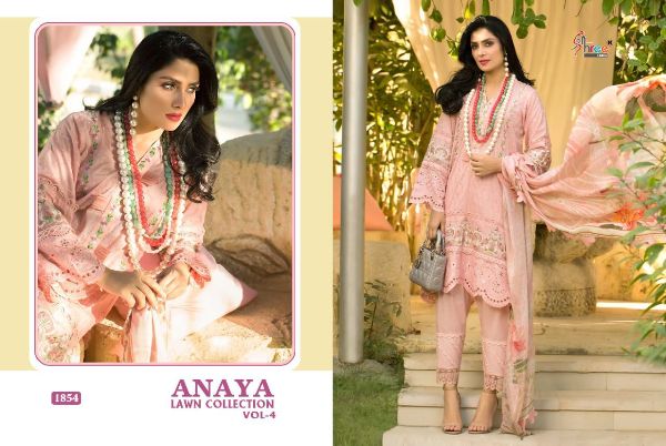 Shree Fabs Presents Anaya Lawn Collection Vol- 4 Wholesale Rate In Surat