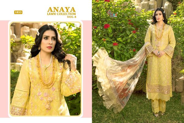 Shree Fabs Presents Anaya Lawn Collection Vol- 4 Wholesale Rate In Surat