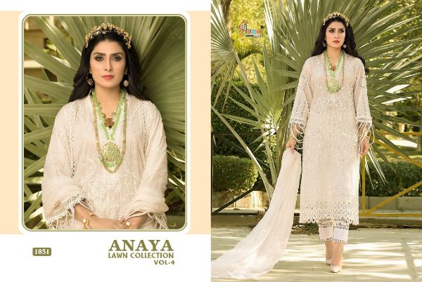 Shree Fabs Presents Anaya Lawn Collection Vol- 4 Wholesale Rate In Surat