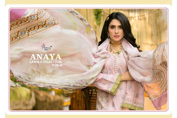 Shree Fabs Presents Anaya Lawn Collection Vol- 4 Wholesale Rate In Surat