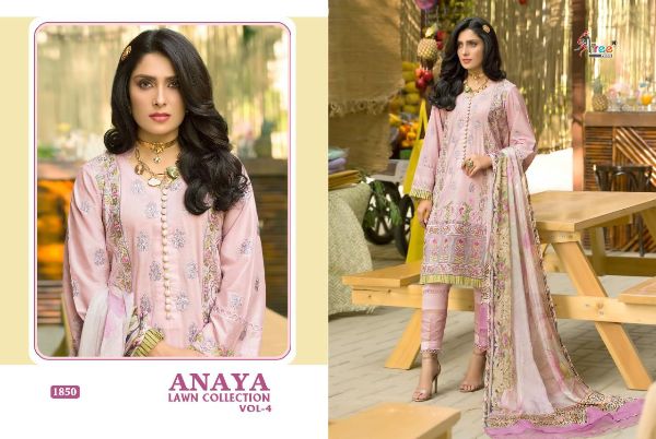 Shree Fabs Presents Anaya Lawn Collection Vol- 4 Wholesale Rate In Surat