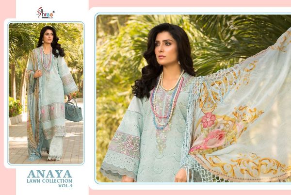 Shree Fabs Presents Anaya Lawn Collection Vol- 4 Wholesale Rate In Surat