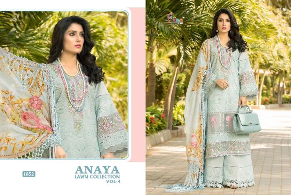 Shree Fabs Presents Anaya Lawn Collection Vol- 4 Wholesale Rate In Surat