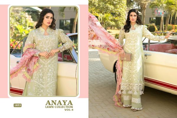 Shree Fabs Presents Anaya Lawn Collection Vol- 4 Wholesale Rate In Surat