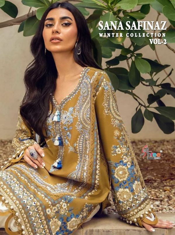 Shree Fabs Presnets Sana Safina Winter Collection Vol- 2 Wholesale Rate In Surat