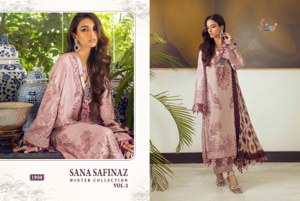 Shree Fabs Presnets Sana Safina Winter Collection Vol- 2 Wholesale Rate In Surat