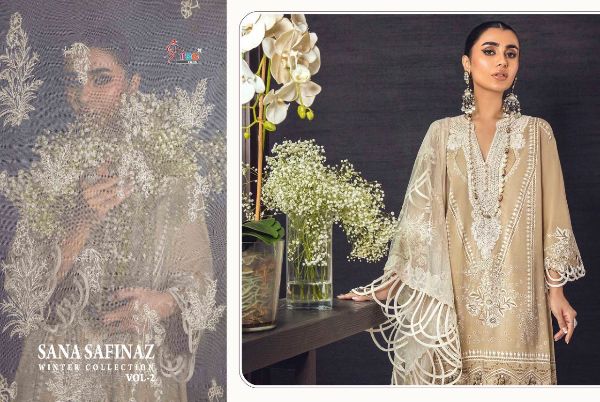 Shree Fabs Presnets Sana Safina Winter Collection Vol- 2 Wholesale Rate In Surat