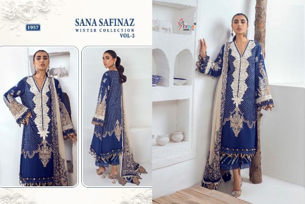 Shree Fabs Presnets Sana Safina Winter Collection Vol- 2 Wholesale Rate In Surat