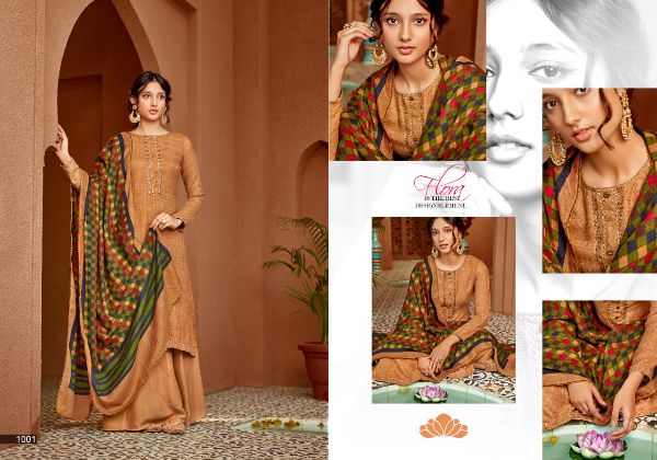 Sweety Fashion Presnets Nayara Pashmina Dress Material Wholesale Rate In Suart
