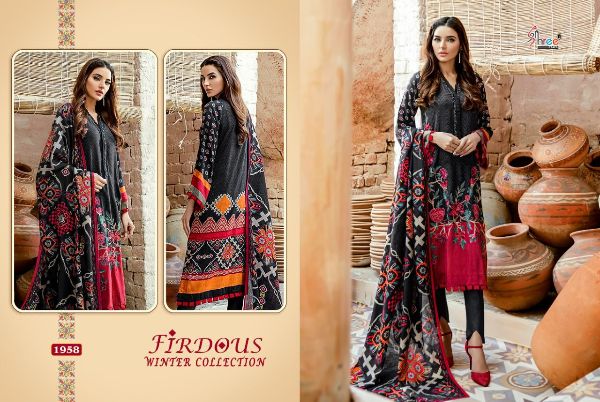 Shree Fabs Presents Firdous Winter Collection Wholesale Rate In Surat