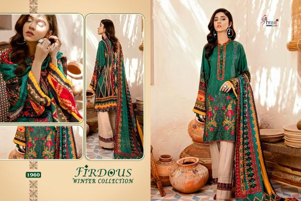 Shree Fabs Presents Firdous Winter Collection Wholesale Rate In Surat