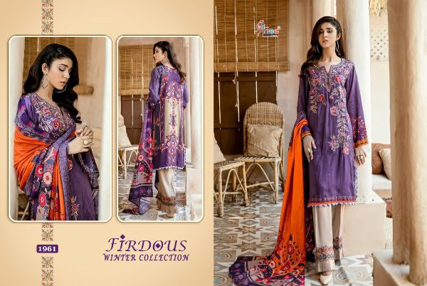 Shree Fabs Presents Firdous Winter Collection Wholesale Rate In Surat