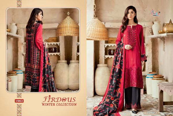 Shree Fabs Presents Firdous Winter Collection Wholesale Rate In Surat