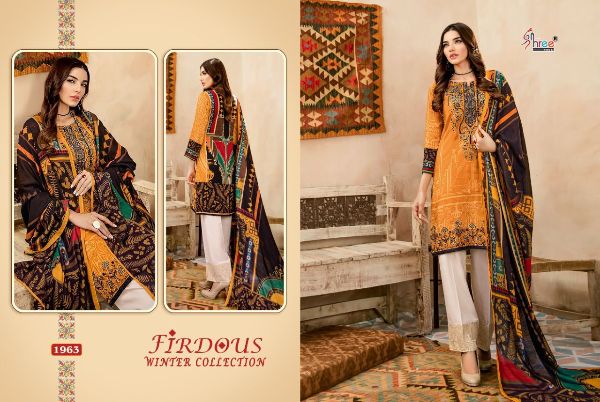 Shree Fabs Presents Firdous Winter Collection Wholesale Rate In Surat