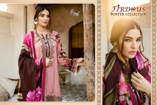 Shree Fabs Presents Firdous Winter Collection Wholesale Rate In Surat