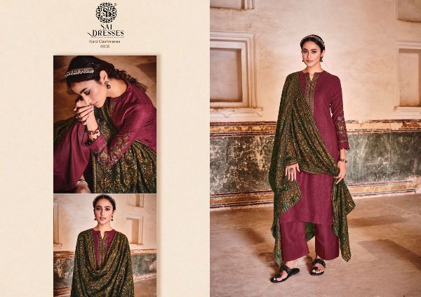 Mumtaz Arts Presents Kani Cashmere Pashmina Suit Wholesale Rate In Surat