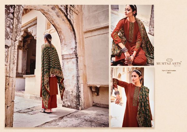Mumtaz Arts Presents Kani Cashmere Pashmina Suit Wholesale Rate In Surat