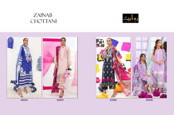 Rawayat Presnets Zainab Chottani Pakistani Collecion Wholesale Rate In Surat