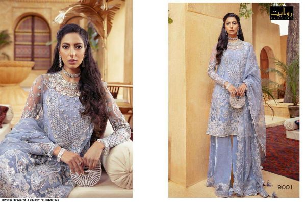 Rawayat Presents  Imrozia Vol 3 Butterfly Net Salwar Suit Wholesale Rate In Surat