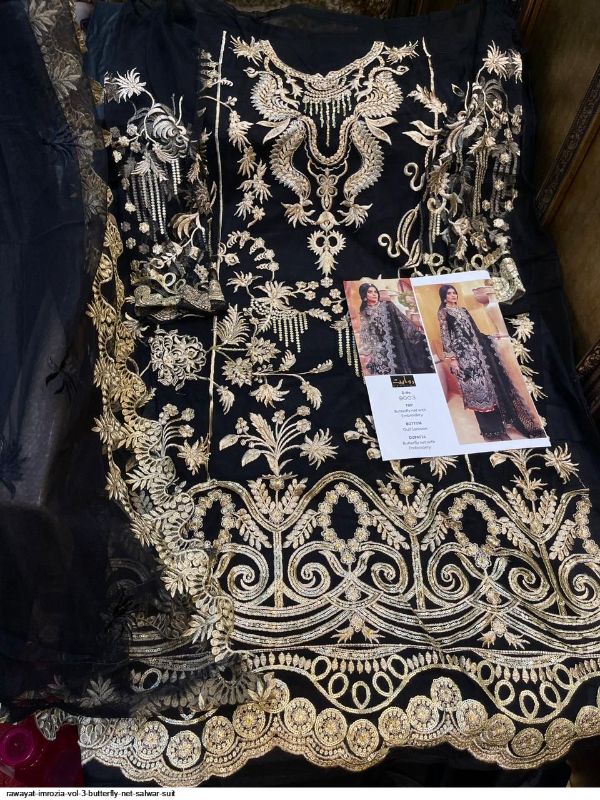 Rawayat Presents  Imrozia Vol 3 Butterfly Net Salwar Suit Wholesale Rate In Surat