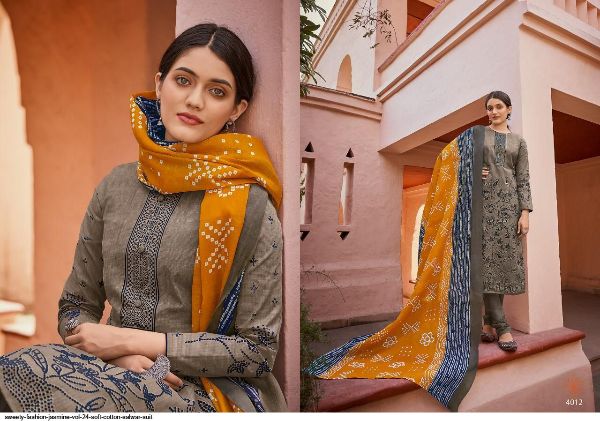 Sweety Fashion Presnets  Jasmine Vol 24 Soft Cotton Dress Material Wholesale Rate In Suart