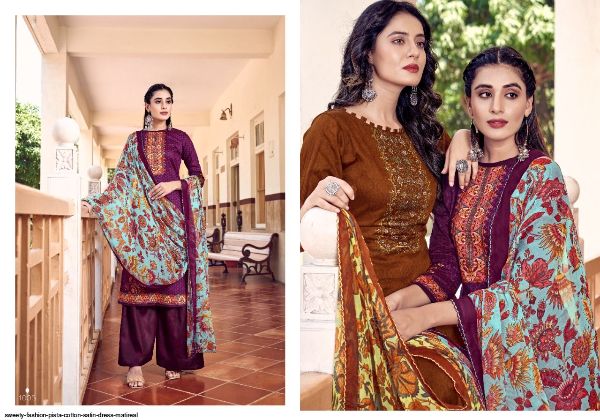 Sweety Fashion  Presnets  Pista Cotton Satin Dress Matireal Wholesale Rate In Surat