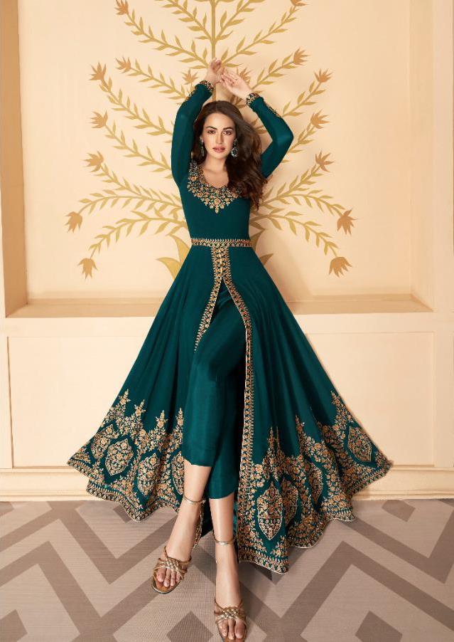 Aashirwad Creation Presnets Paakhi Gold Wholesale Rate In Surat - Sai Dresses