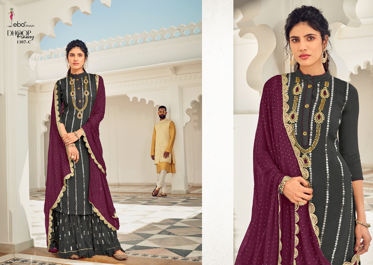 Eba Lifestle Presents Dhoop Kinarey Colour Edition Wholesale Rate In Surat- Sai Dresses