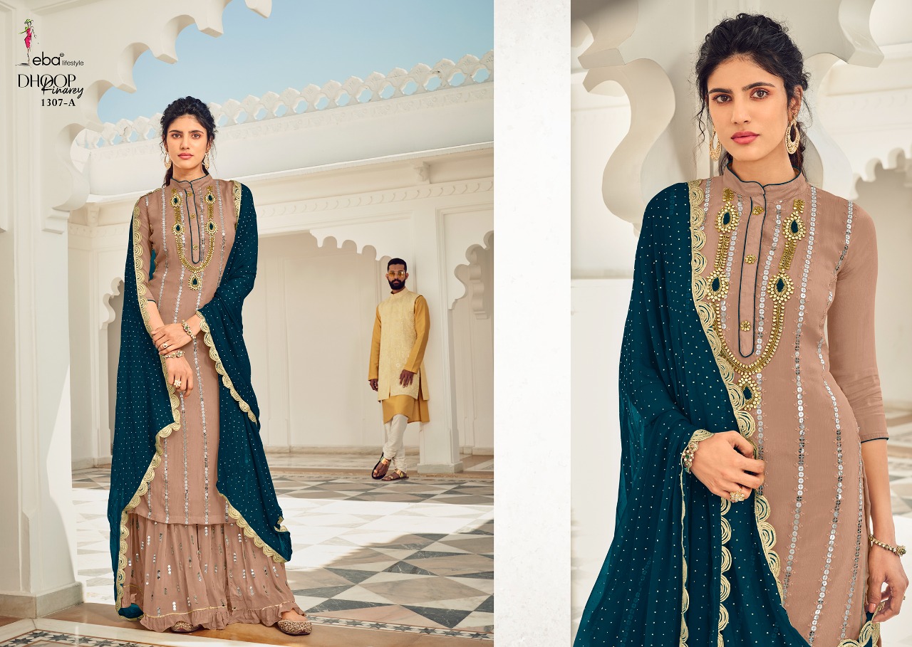 Eba Lifestle Presents Dhoop Kinarey Colour Edition Wholesale Rate In Surat- Sai Dresses