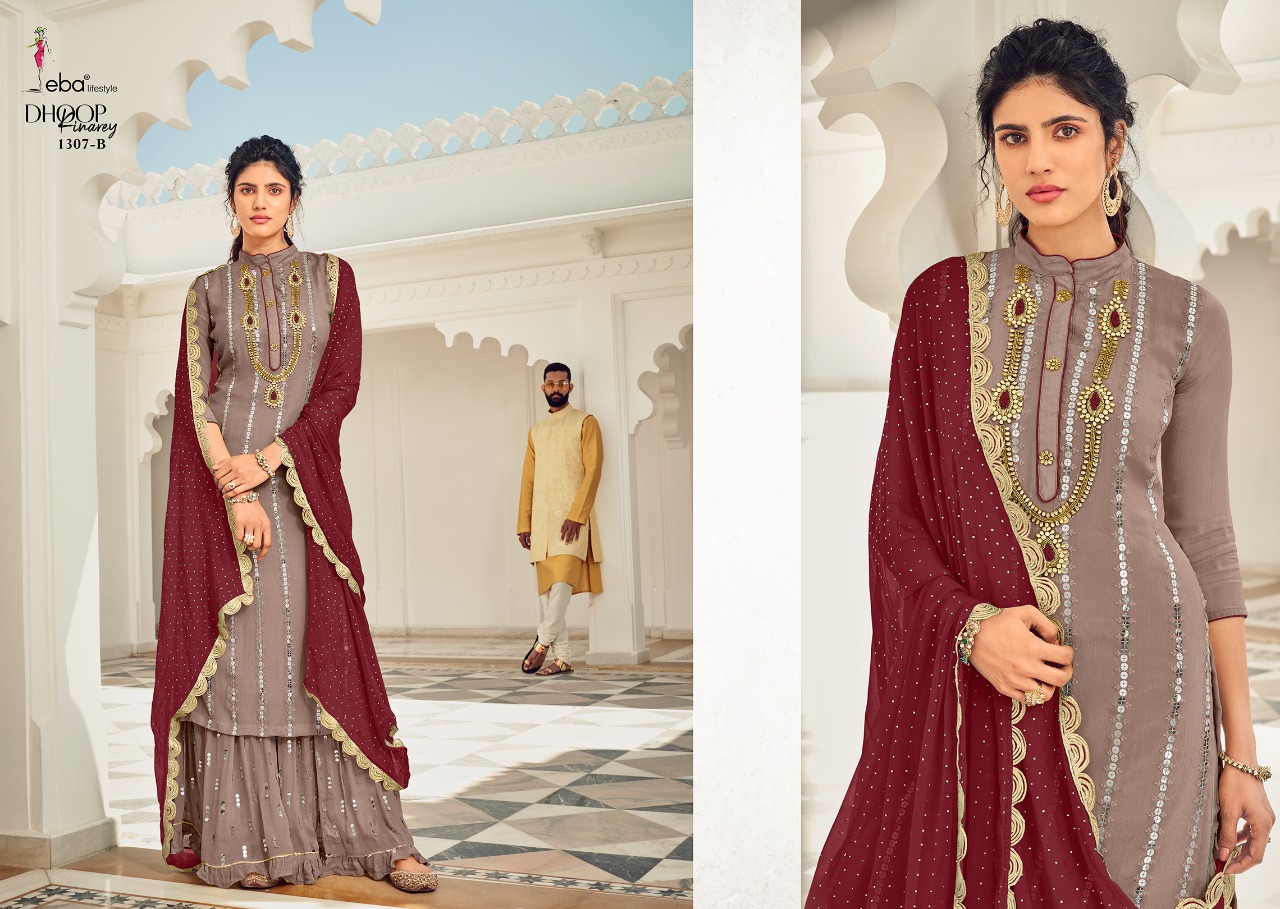 Eba Lifestle Presents Dhoop Kinarey Colour Edition Wholesale Rate In Surat- Sai Dresses