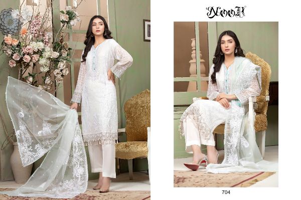 Noor Prensets Ramsha Vol-3 Pakistani Dress Material Wholesale Rate In Surat