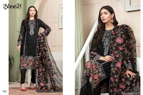 Noor Prensets Ramsha Vol-3 Pakistani Dress Material Wholesale Rate In Surat