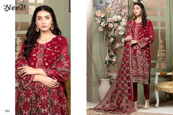 Noor Prensets Ramsha Vol-3 Pakistani Dress Material Wholesale Rate In Surat