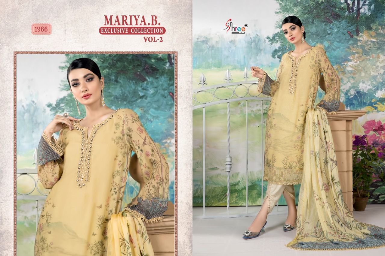 Shree Fabs Presents Mariya B Exclusive Collection Vol-02 Wholesale Rate In Surat